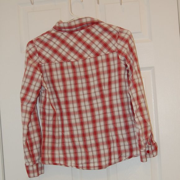 XAI 100% Cotton Women's Western Style Red Plaid Shirt Size SP - Picture 6 of 10